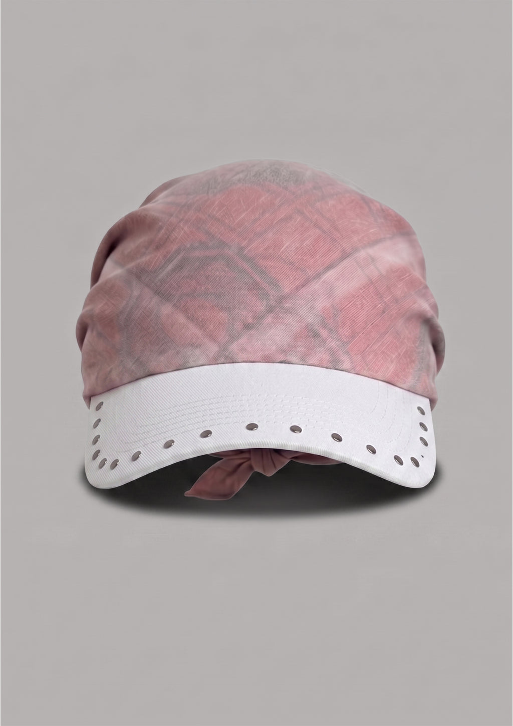 SNAPEFOLD Studded Scarf Cap (red)