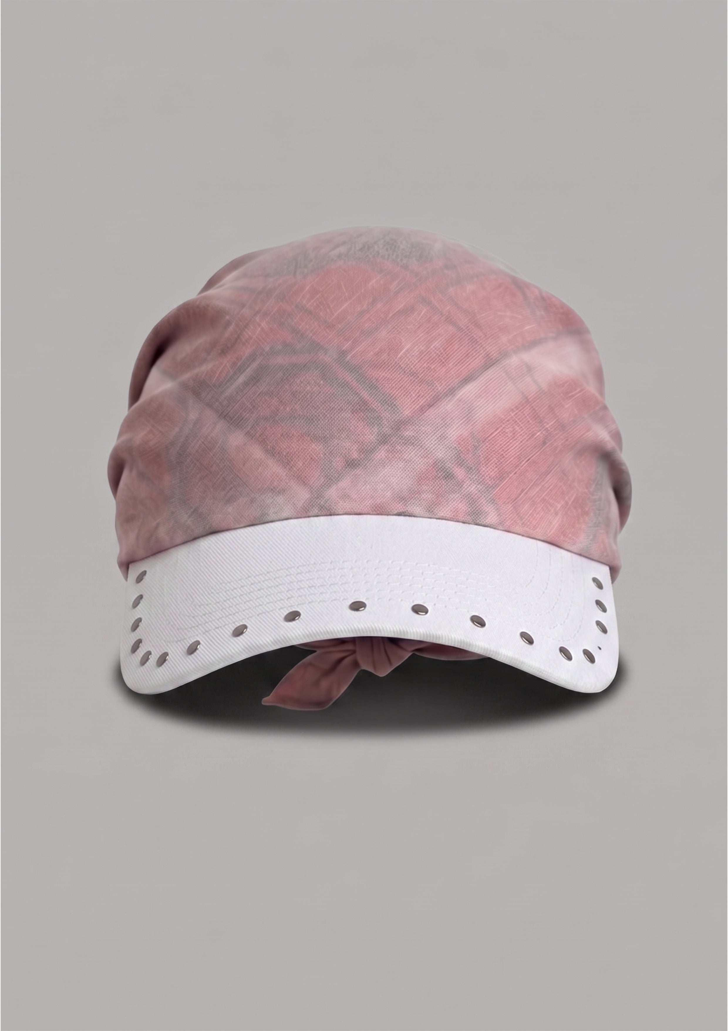 SNAPEFOLD Studded Scarf Cap (red)